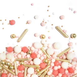 Décors sucrés mix rods rose doré 70g