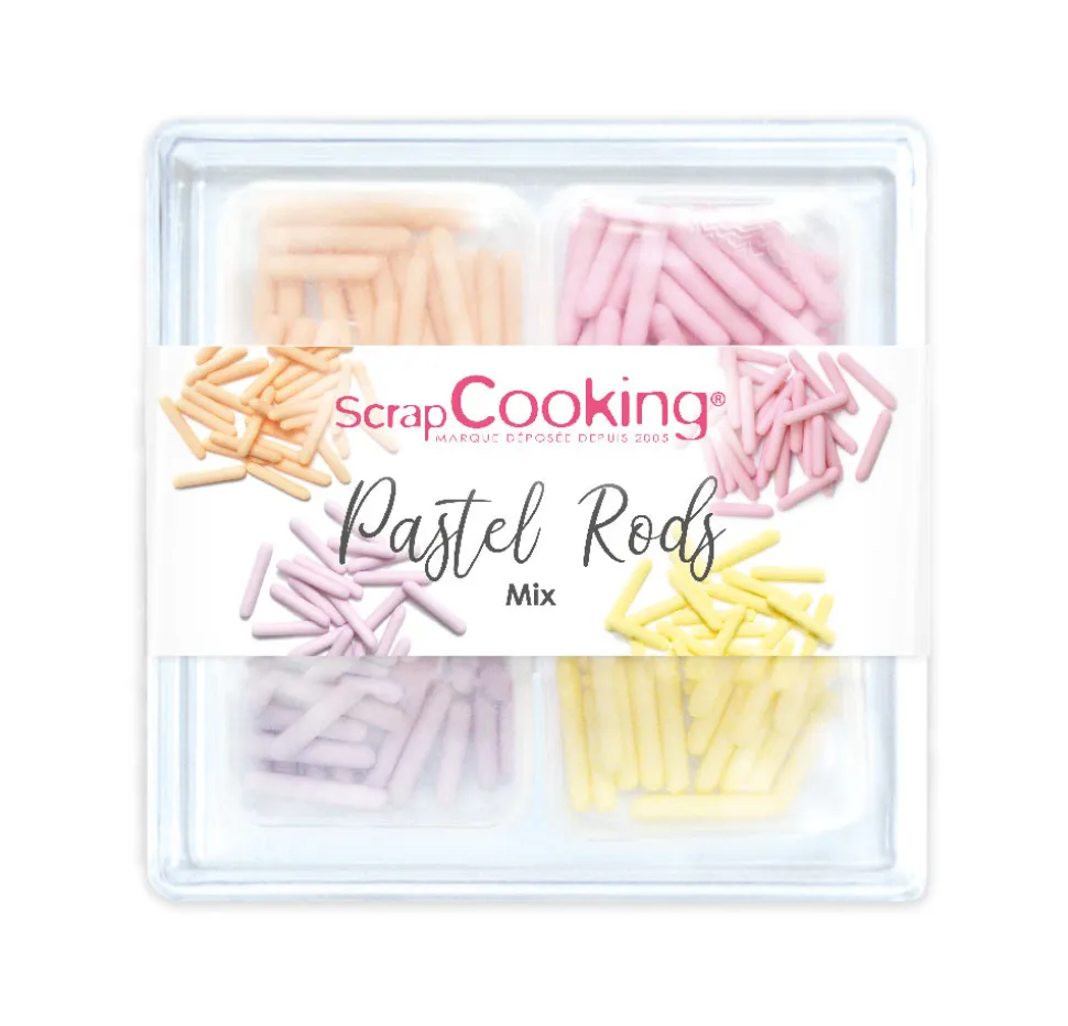 Décors sucrés Pastel Rods mix 60g