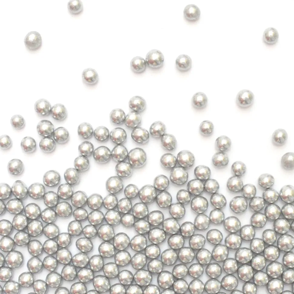 Décors sucrés perles argentés 55g