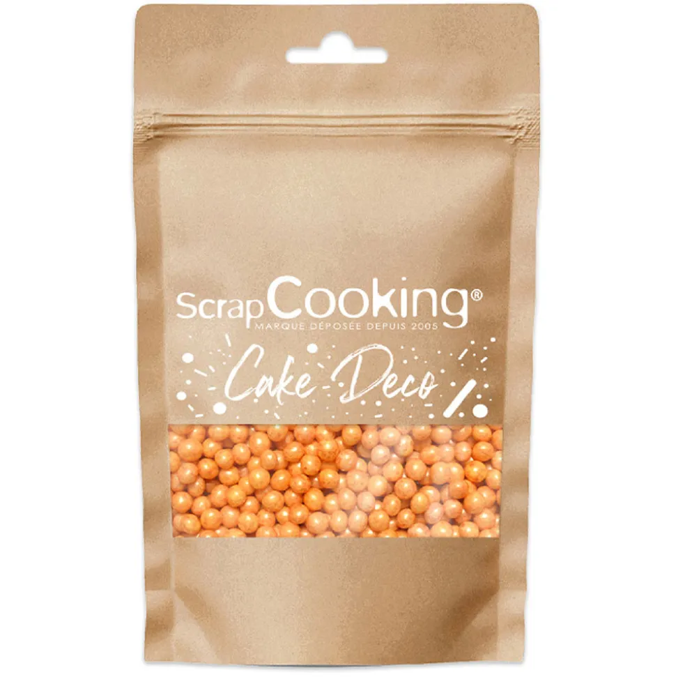 Décors sucrés perles dorées 55g