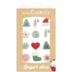 Décosucres bûches & gâteaux de Noël
