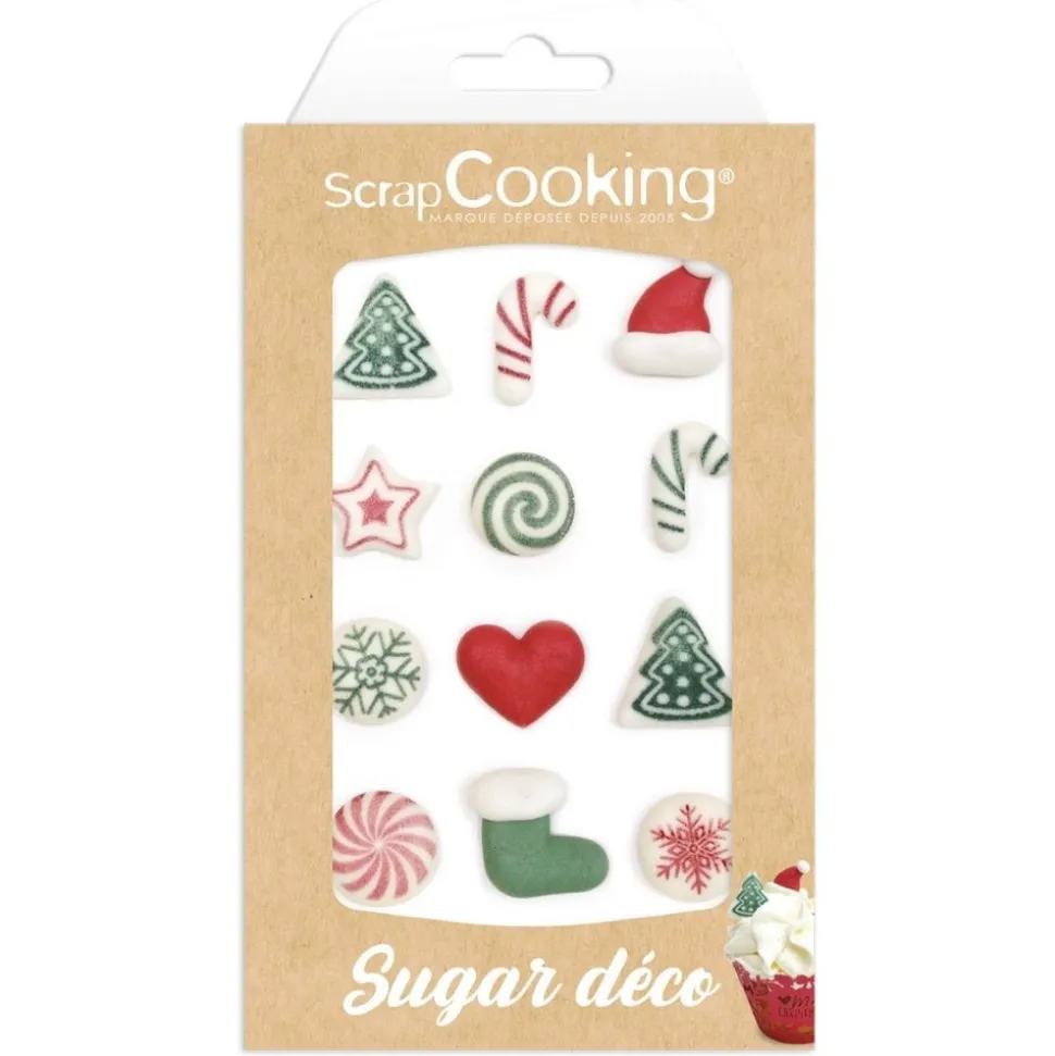 Décosucres bûches & gâteaux de Noël