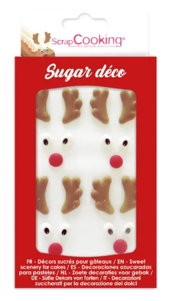 Décosucres têtes de rennes