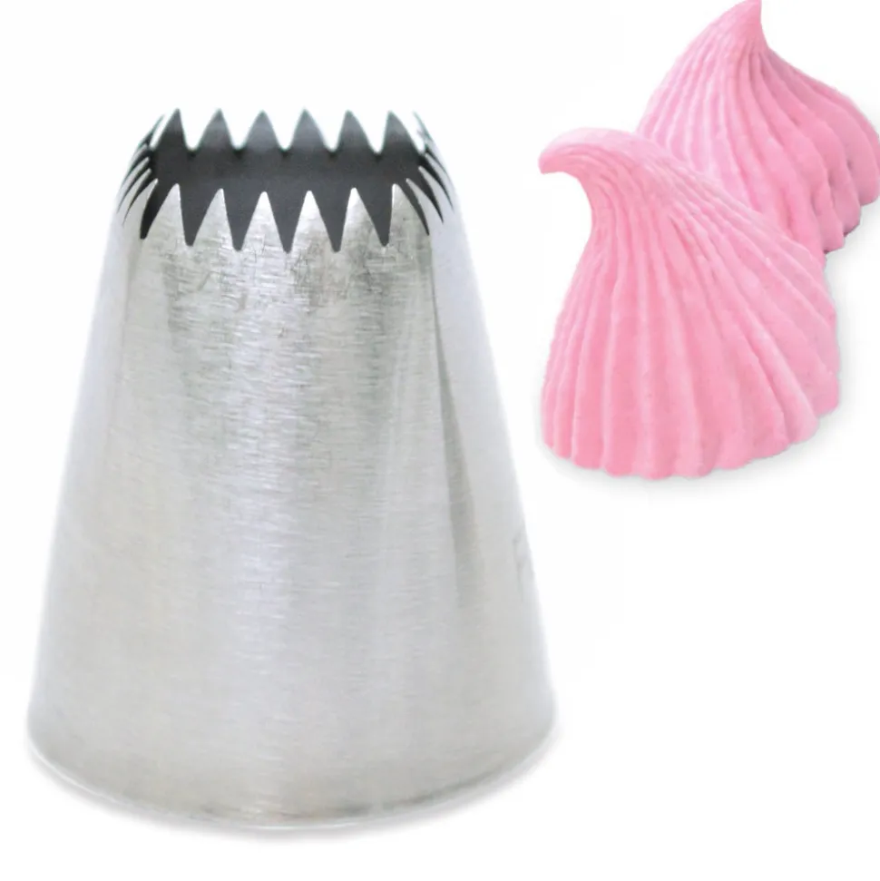Douille carrée cannelée en inox