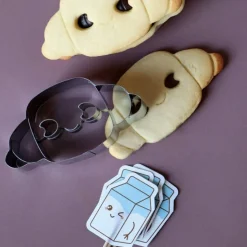 Emporte-pièce croissant Kawaii inox
