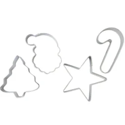 4 emporte-pièces inox Noël