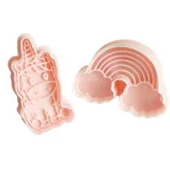 Emporte-pièces éjecteurs pour biscuits Licorne x2