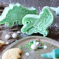 Emporte-pièces éjecteurs pour biscuits Dinosaure x2