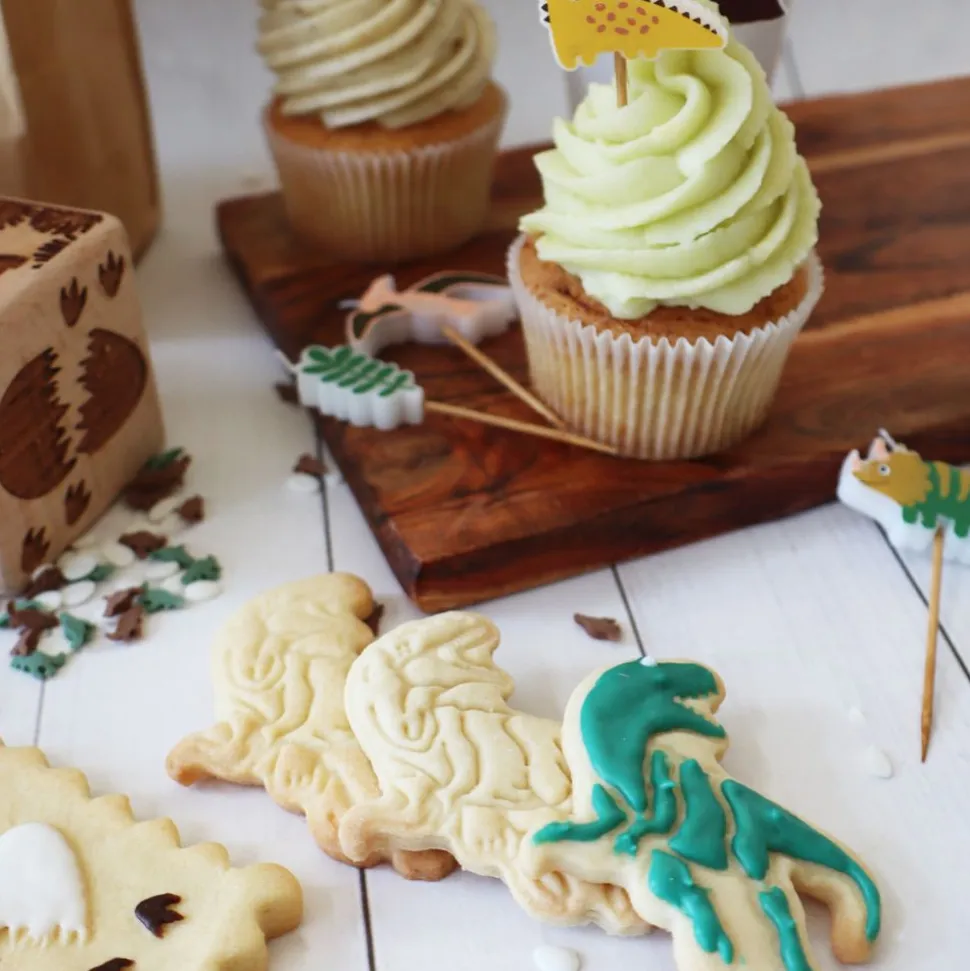 Emporte-pièces éjecteurs pour biscuits Dinosaure x2