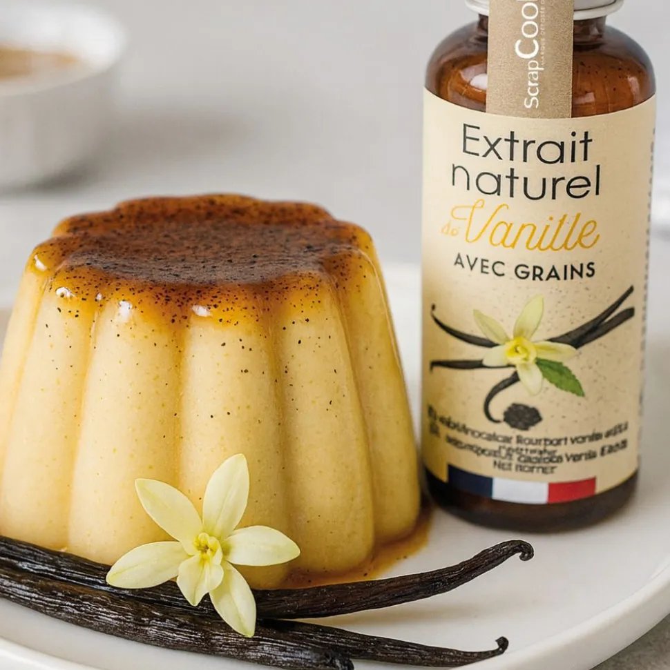 Extrait naturel liquide vanille Bourbon de Madagascar avec grains - 40ml