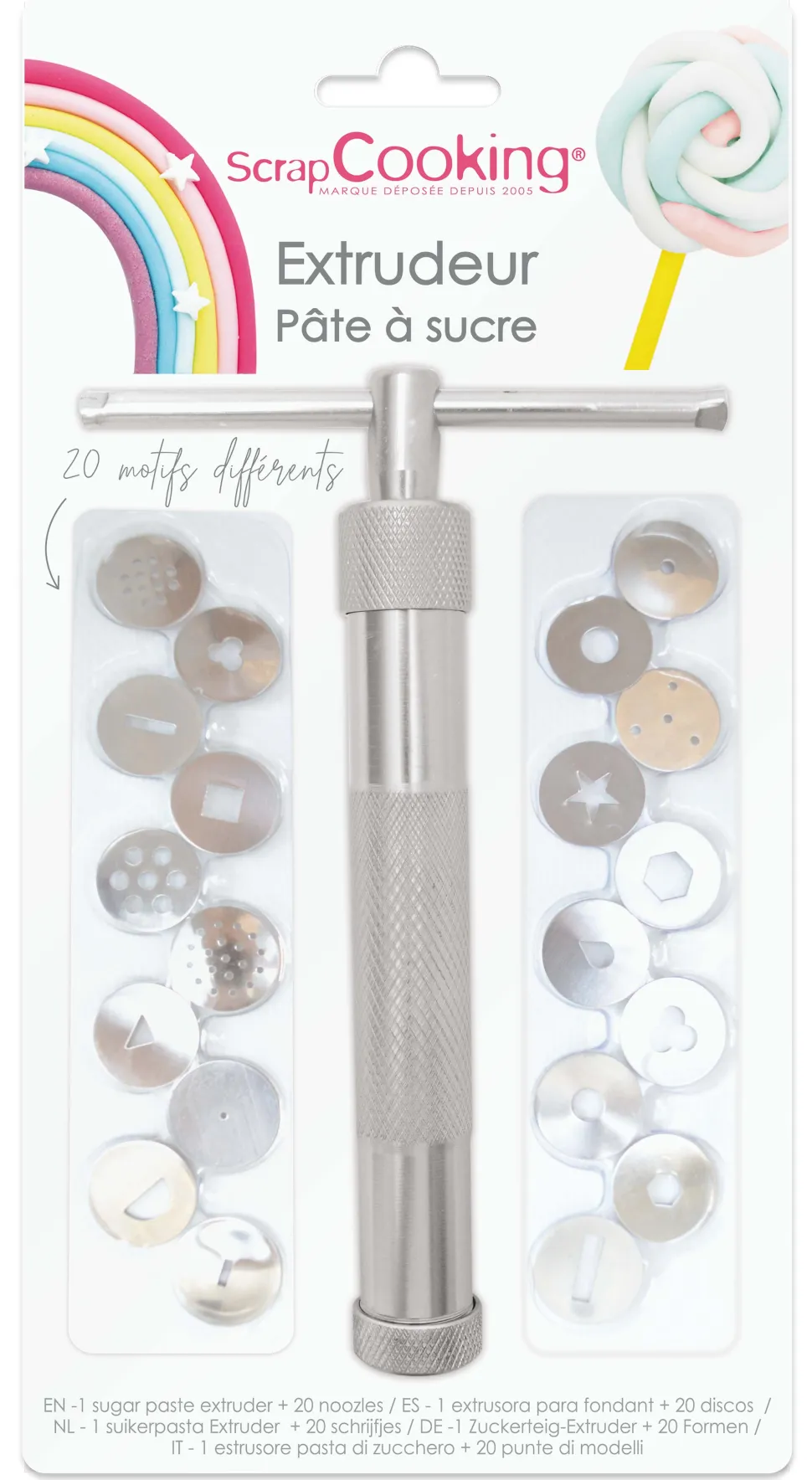 Extrudeur pâte à sucre