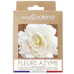 Fleur azyme blanche XXL env.10 cm