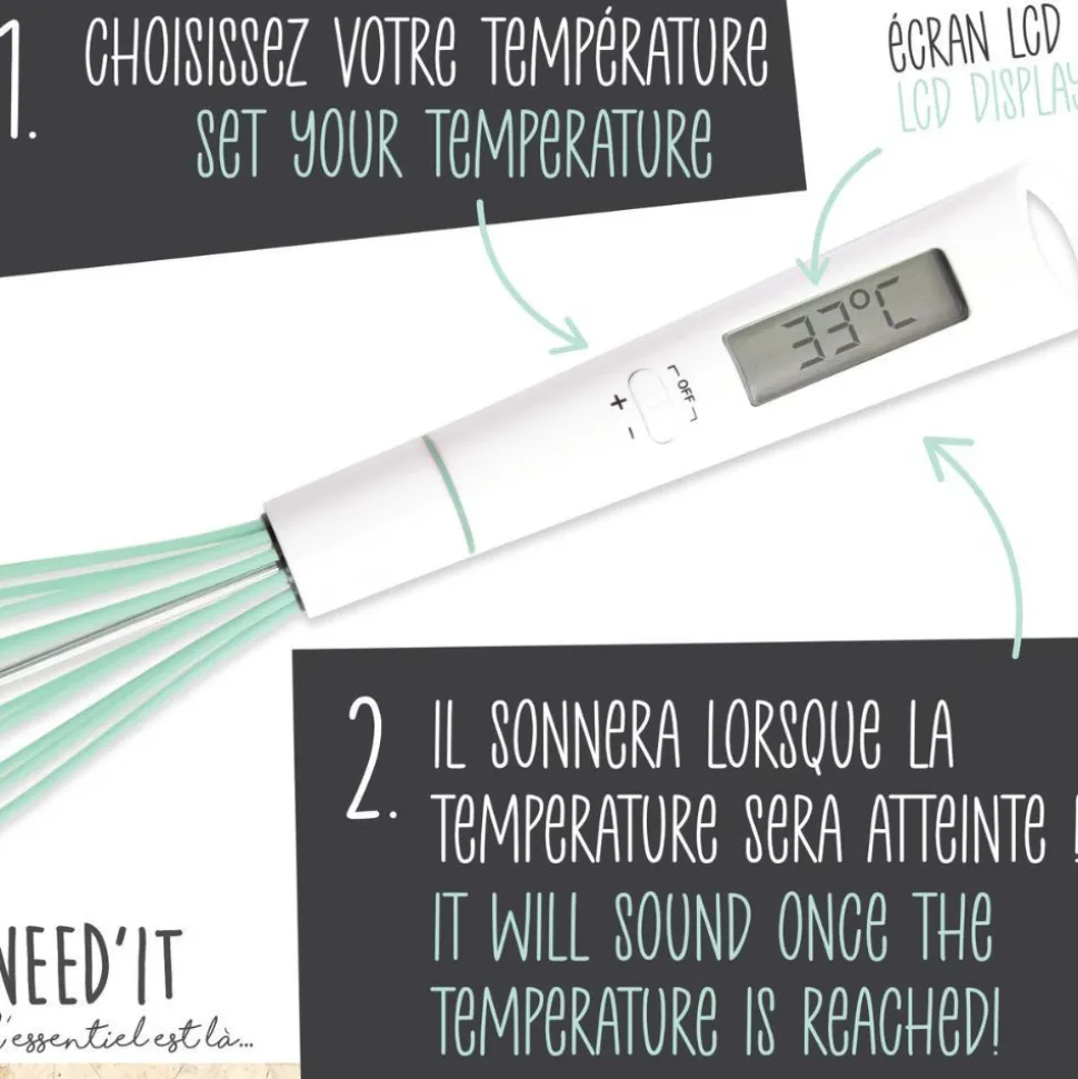 Fouet thermomètre Need'it