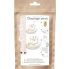 Glaçage miroir blanc en poudre