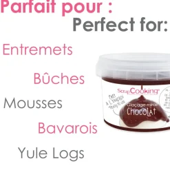 Glaçage miroir prêt à l'emploi chocolat 300g
