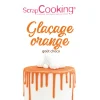 Glaçage orange goût choco - Drip cake