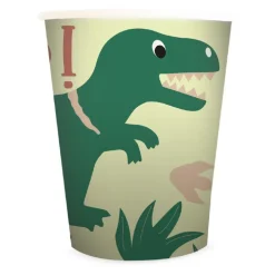 8 gobelets dino