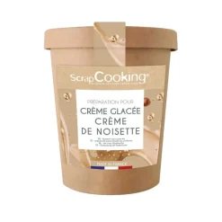 Kit préparation pour glace maison noisette