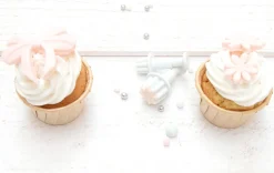 Lot emporte pièces éjecteurs Fleurs pour pâte à sucre x4