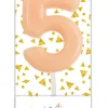 Mini bougie chiffre 5