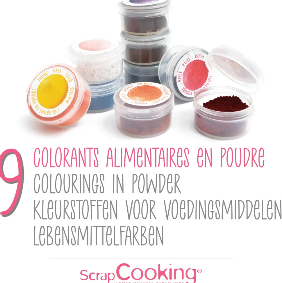 9 mini colorants en poudre