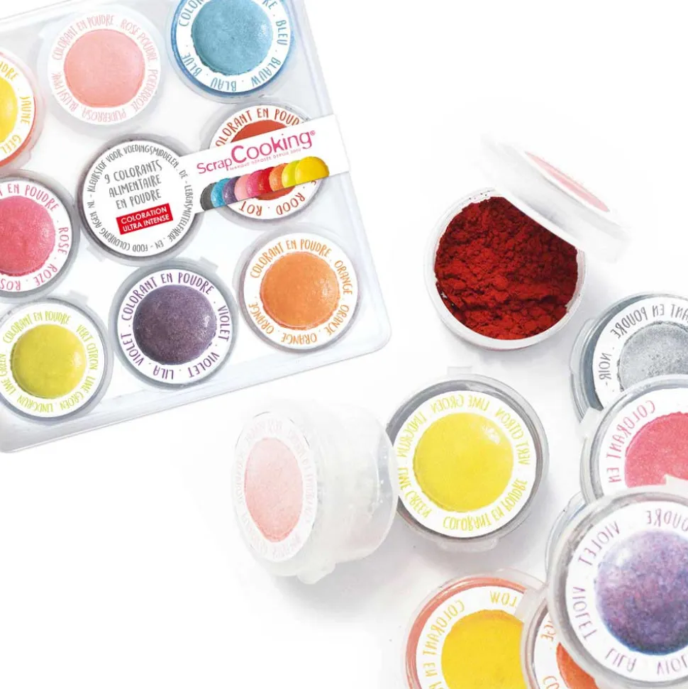9 mini colorants en poudre
