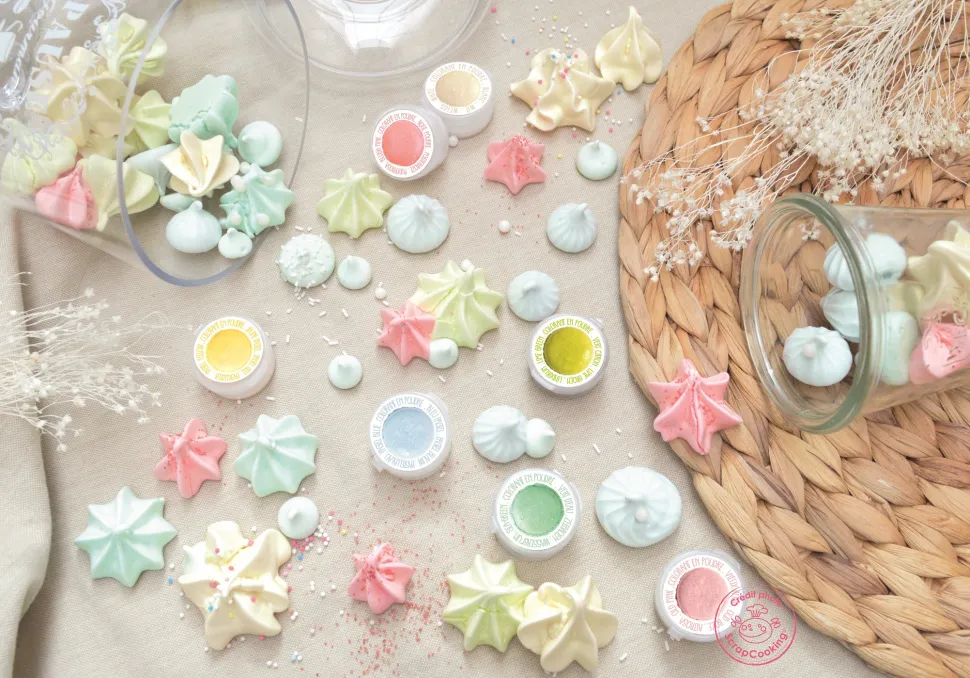 9 mini colorants en poudre pastel