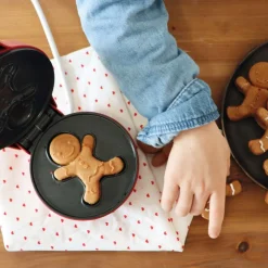 Mini gaufrier Bonhomme pain d'épices - Waffle Factory