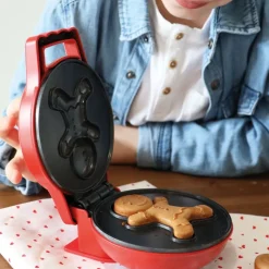 Mini gaufrier Bonhomme pain d'épices - Waffle Factory