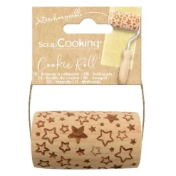 Mini rouleau pâtissier à empreintes Étoile