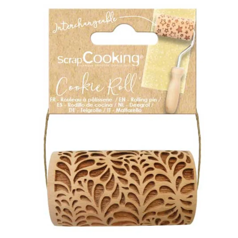 Mini rouleau pâtissier à empreintes Ondine