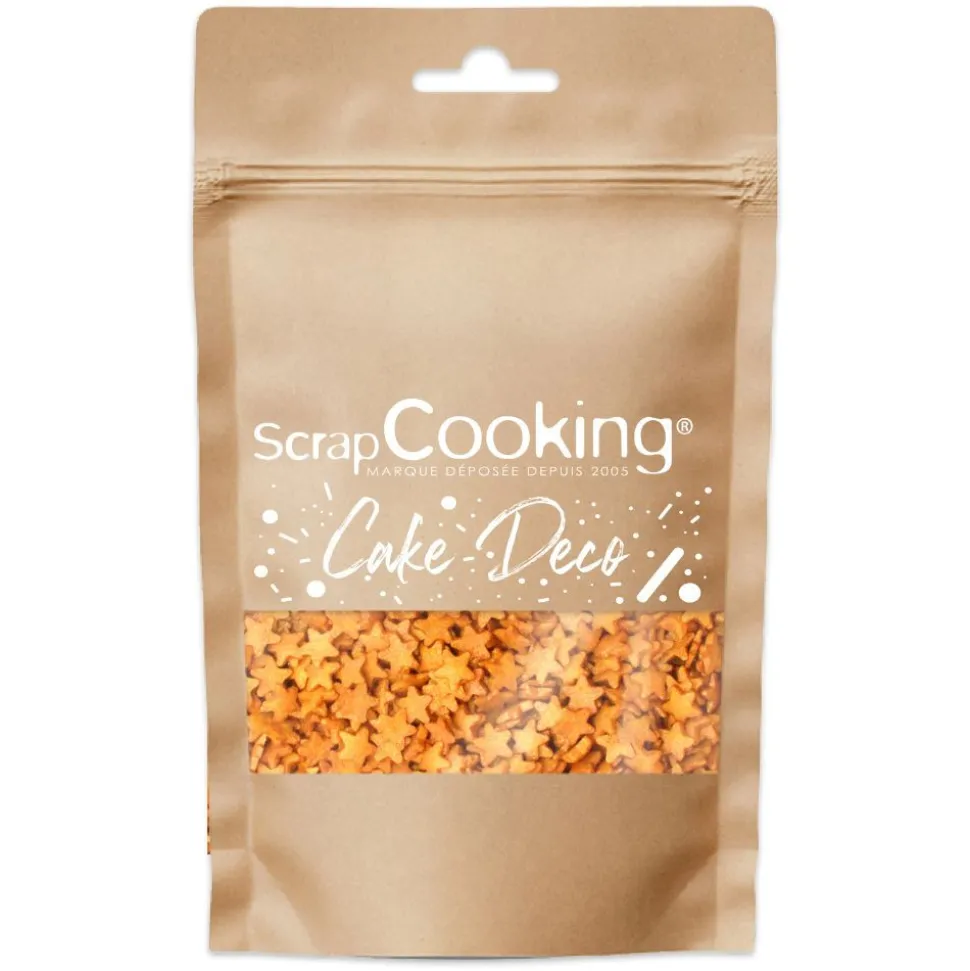 Minis décors étoiles dorées 55g