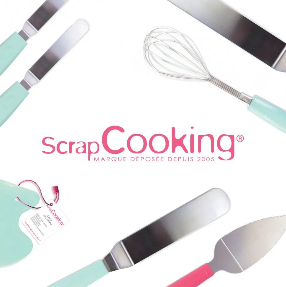 Mini spatule coudée en inox