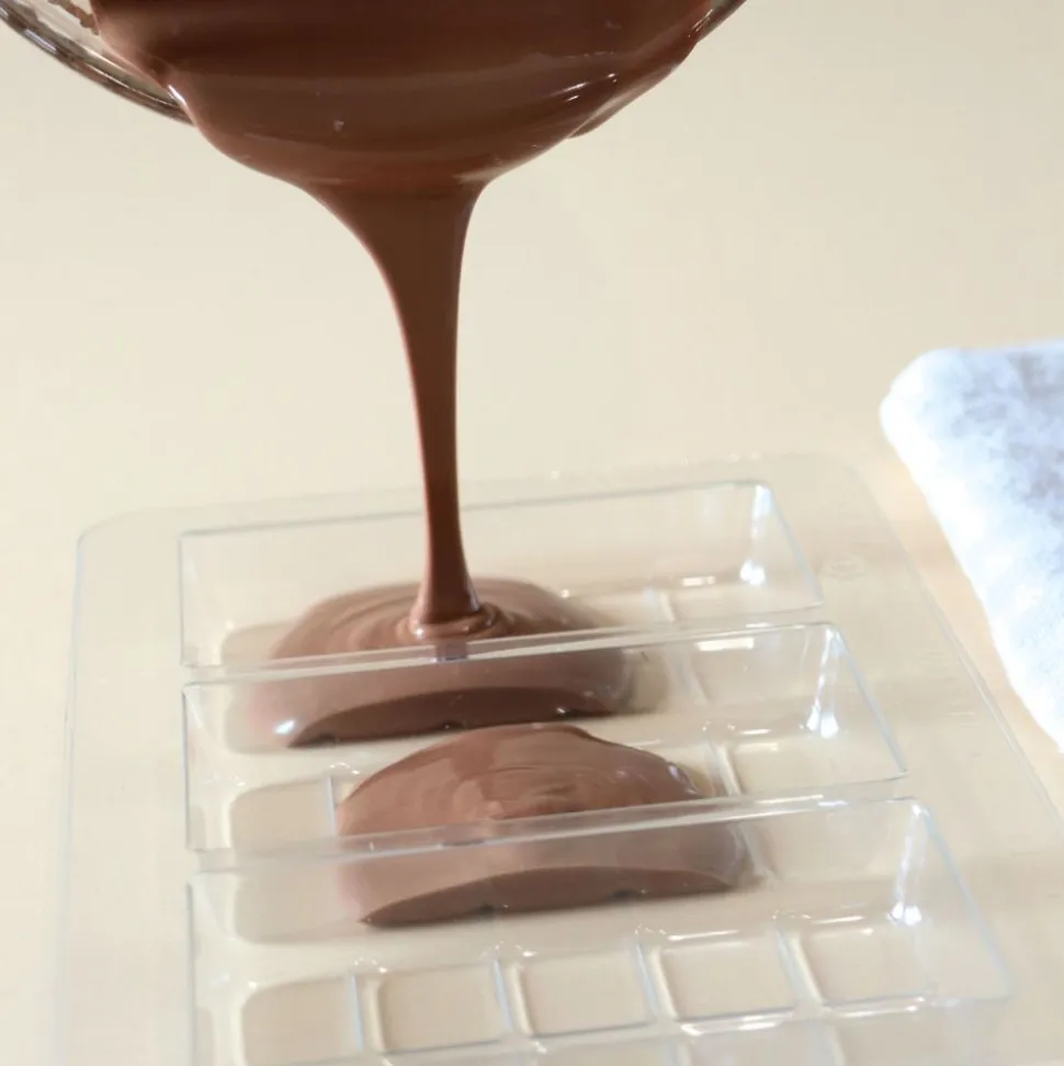 Moule barres chocolatées crunchy
