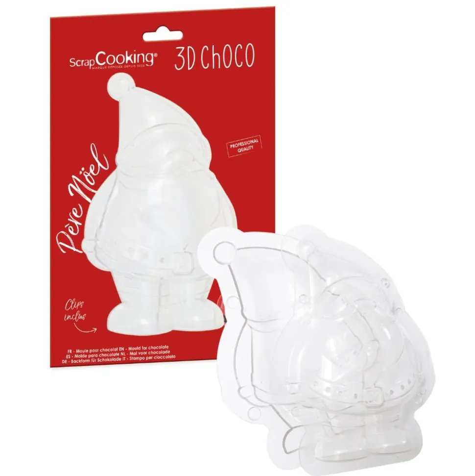 Moule chocolat 3D Père Noël
