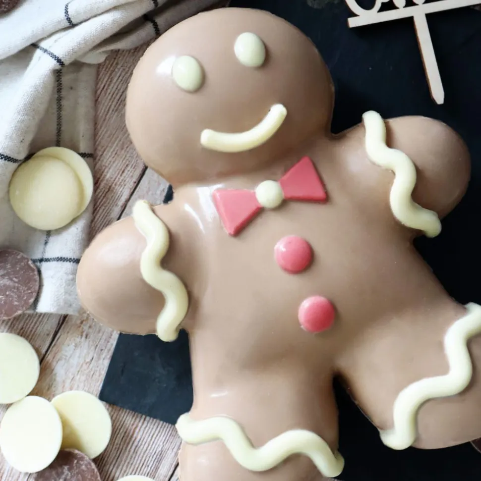Moule 3D choco bonhomme pain d'épices