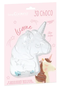 Moule 3D choco licorne