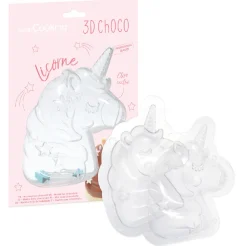 Moule 3D choco licorne