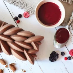 Moule en silicone pour bûche Noël 3D - Instant