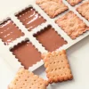 Moule en silicone pour biscuits Petits beurre maison - 8 empreintes