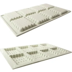 Moule en silicone pour biscuits Petits beurre maison - 8 empreintes
