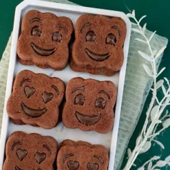 Moule en silicone pour "drôles de biscuits" - 8 empreintes
