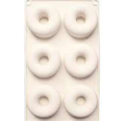 Moule à gâteaux silicone 6 babas/donuts
