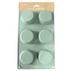 Moule à gâteaux silicone 6 muffins