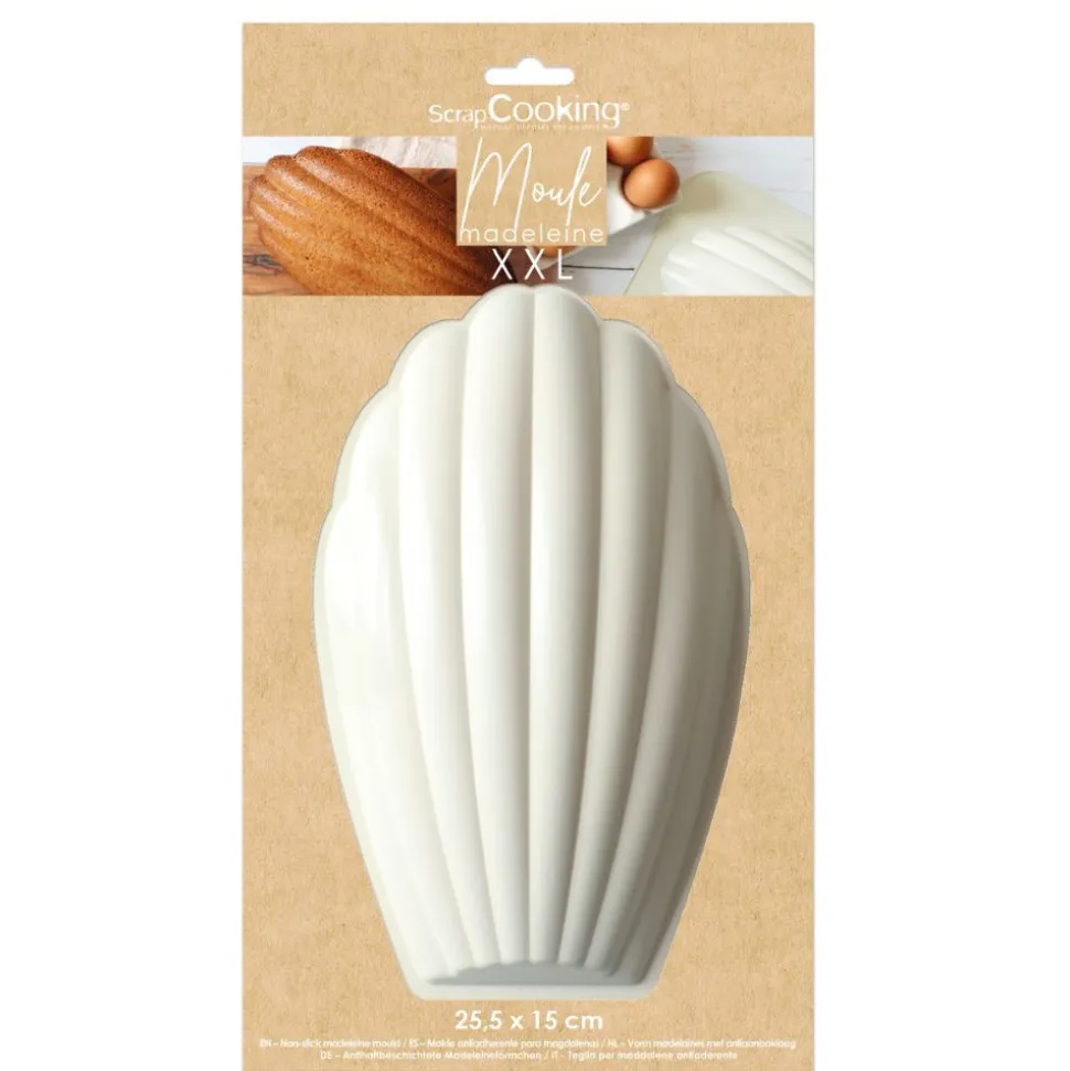 Moule madeleine XXL Acier Antiadhésif
