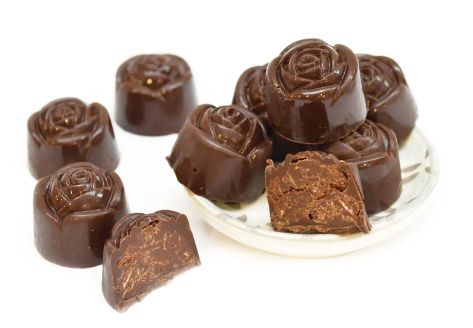 Moule rigide chocolats roses