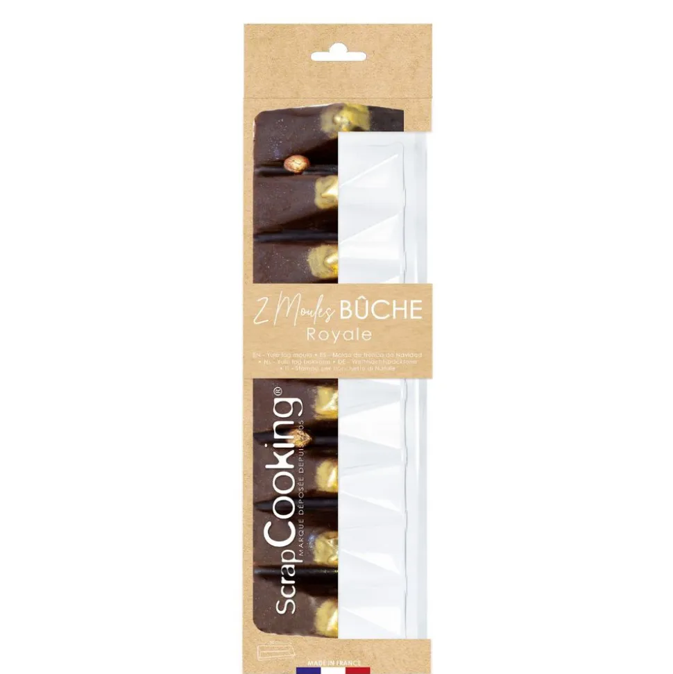 Moules bûche Royale 30cm x2