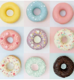 6 moules à Donuts en silicone