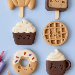 Moule silicone gâteaux Kawaii - 6 formes
