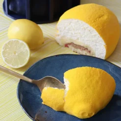 Moule silicone trompe l'œil Citron - Ø12 cm